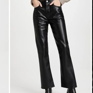 Agolde leather pants